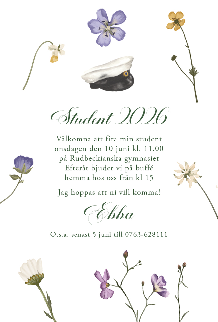 Lantlig sommar student