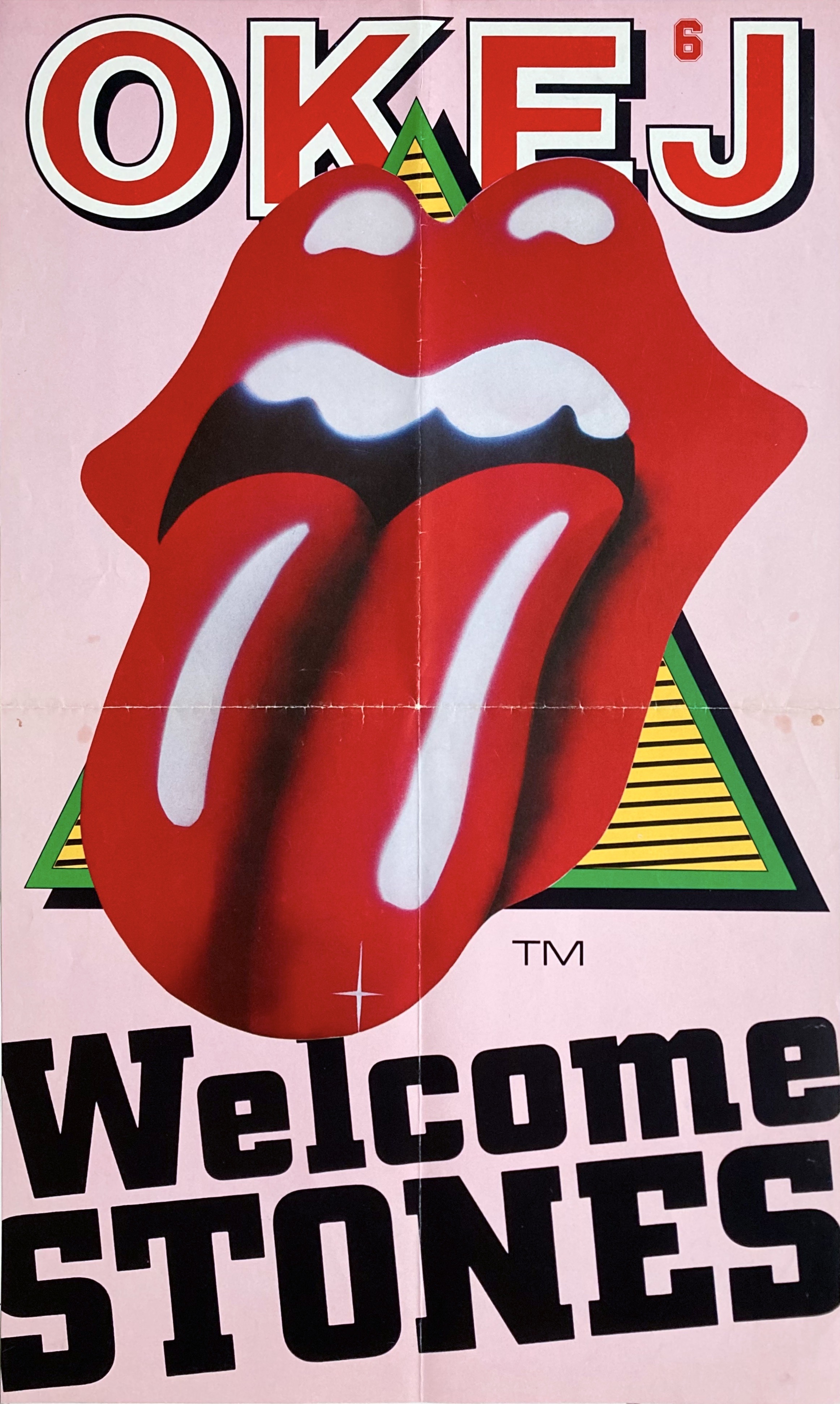 OKEJ Nr 6 - ROLLING STONES Löpsedel (1982)  - 3