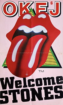 OKEJ Nr 6 - ROLLING STONES Löpsedel (1982) 