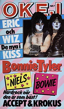 OKEJ Nr 7 - KISS Löpsedel (1983) 