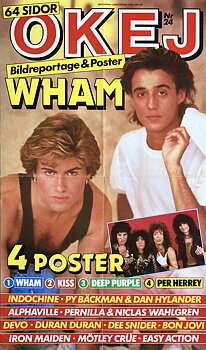 OKEJ Nr 24 - WHAM, KISS Löpsedel (1984) 