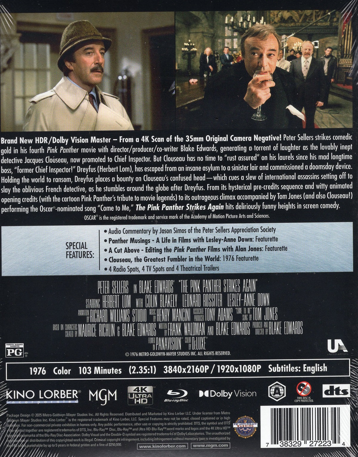 The Pink Panther Strikes Again (ej svensk text) (4K Ultra HD + Blu-ray) - 2