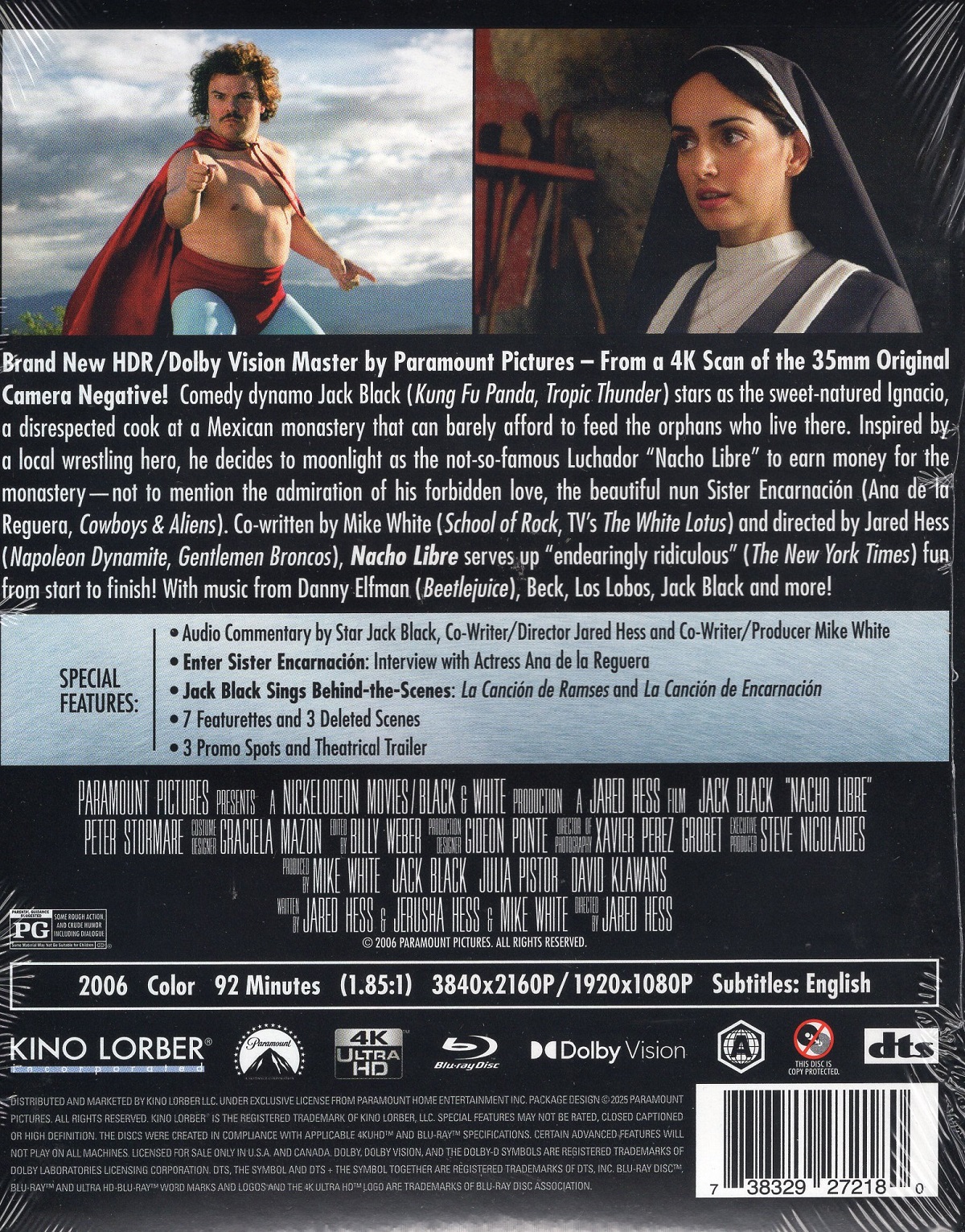 Nacho Libre (ej svensk text) (4K Ultra HD + Blu-ray) - 2