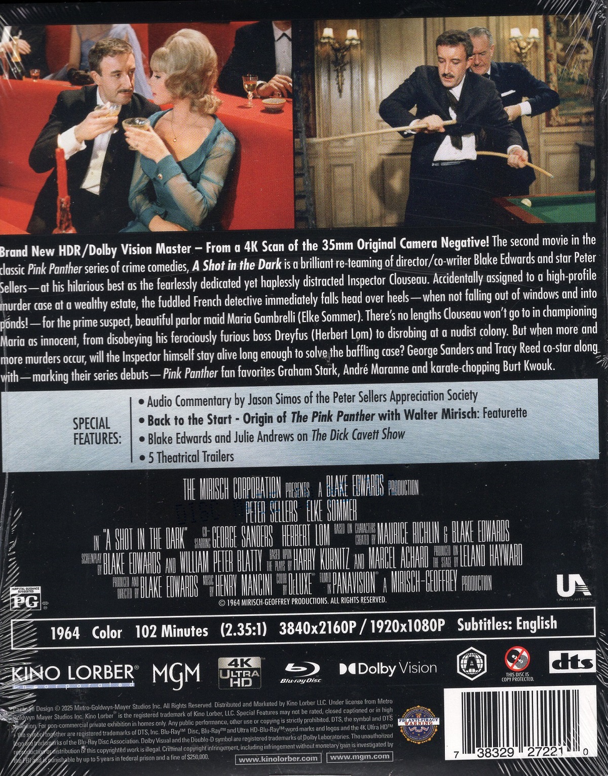 A Shot In the Dark (ej svensk text) (4K Ultra HD + Blu-ray) - 2
