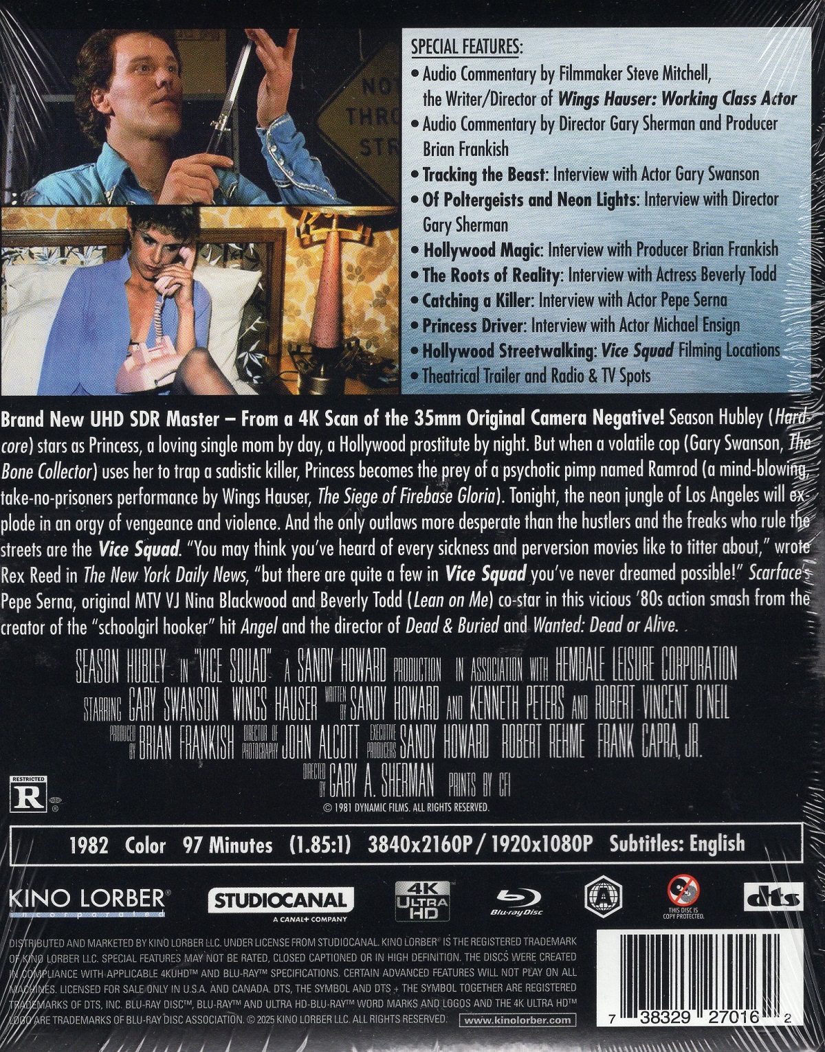 Vice Squad (ej svensk text) (4K Ultra HD + Blu-ray) - 2