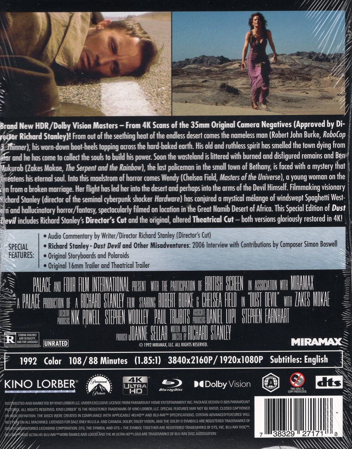 Dust Devil (ej svensk text) (4K Ultra HD + Blu-ray) - 2