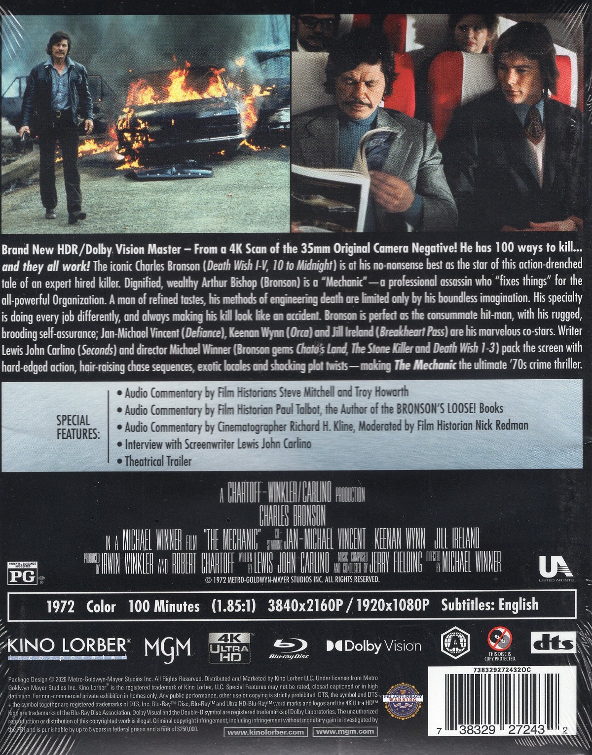 The Mechanic (ej svensk text) (4K Ultra HD + Blu-ray) - 2