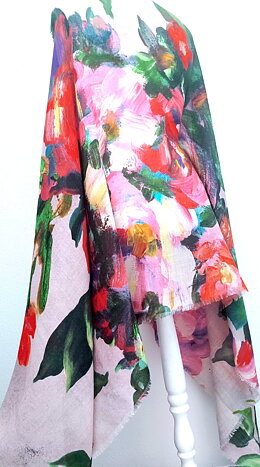 Parisienne supermjuk ullsilkesjal