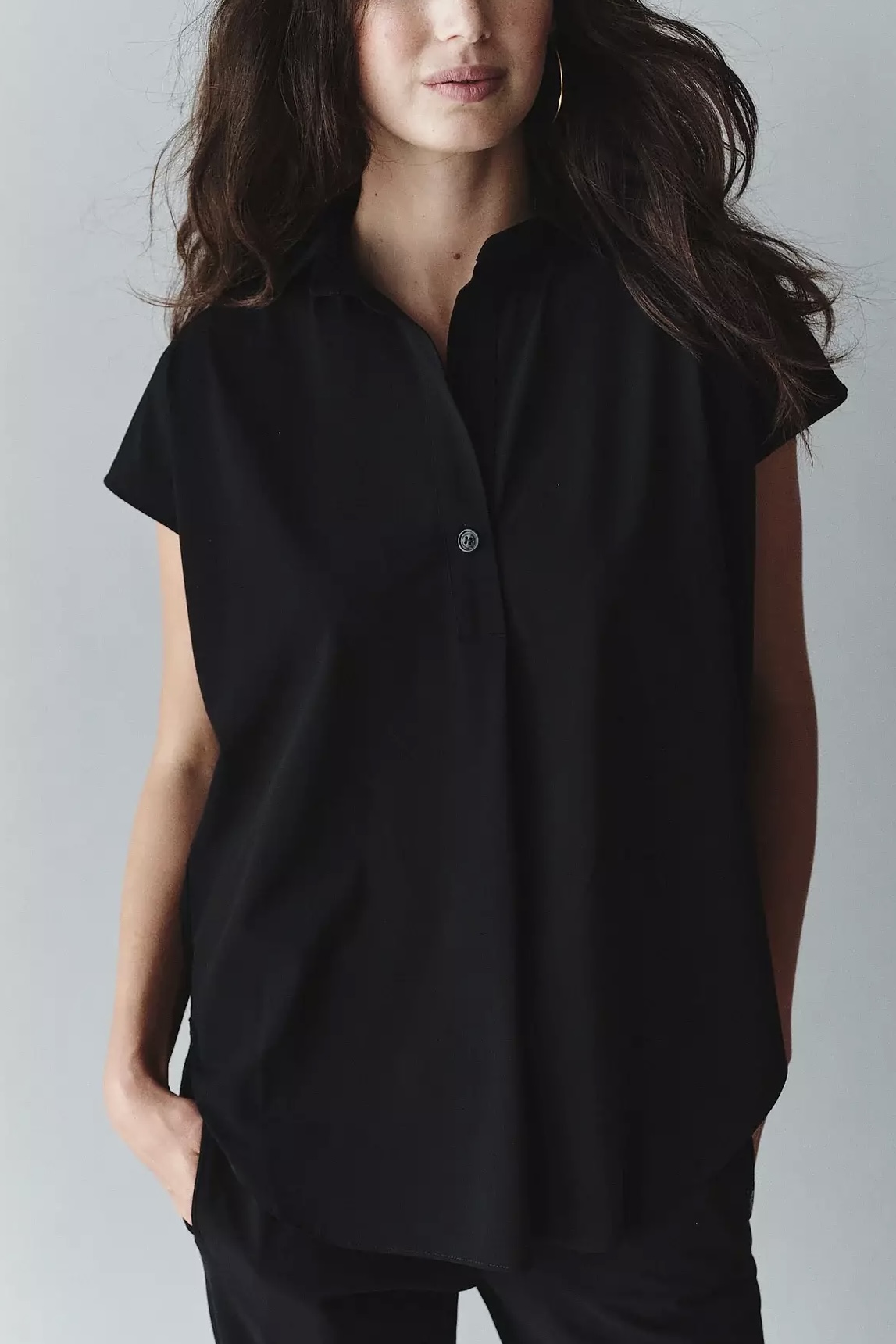 Penn & Ink NY - Lynn Blouse Black