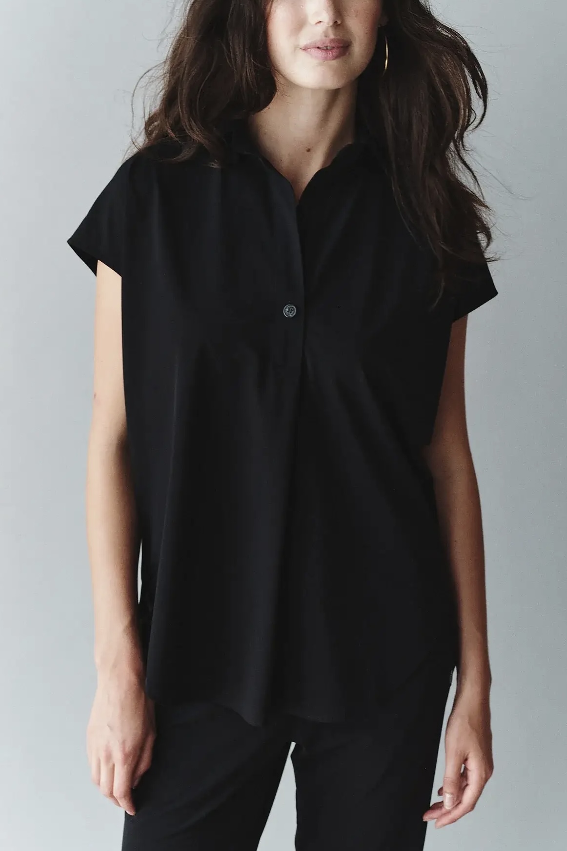 Penn & Ink NY - Lynn Blouse Black - 2