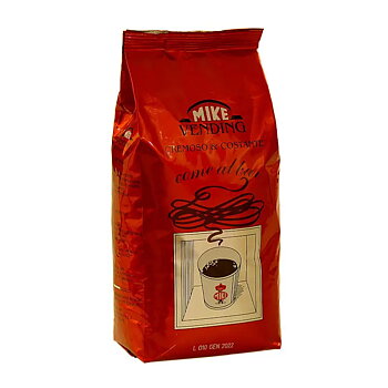 Caffè Mike - Mike Vending Rosso - Mörkrostade hela espressobönor - 1000g