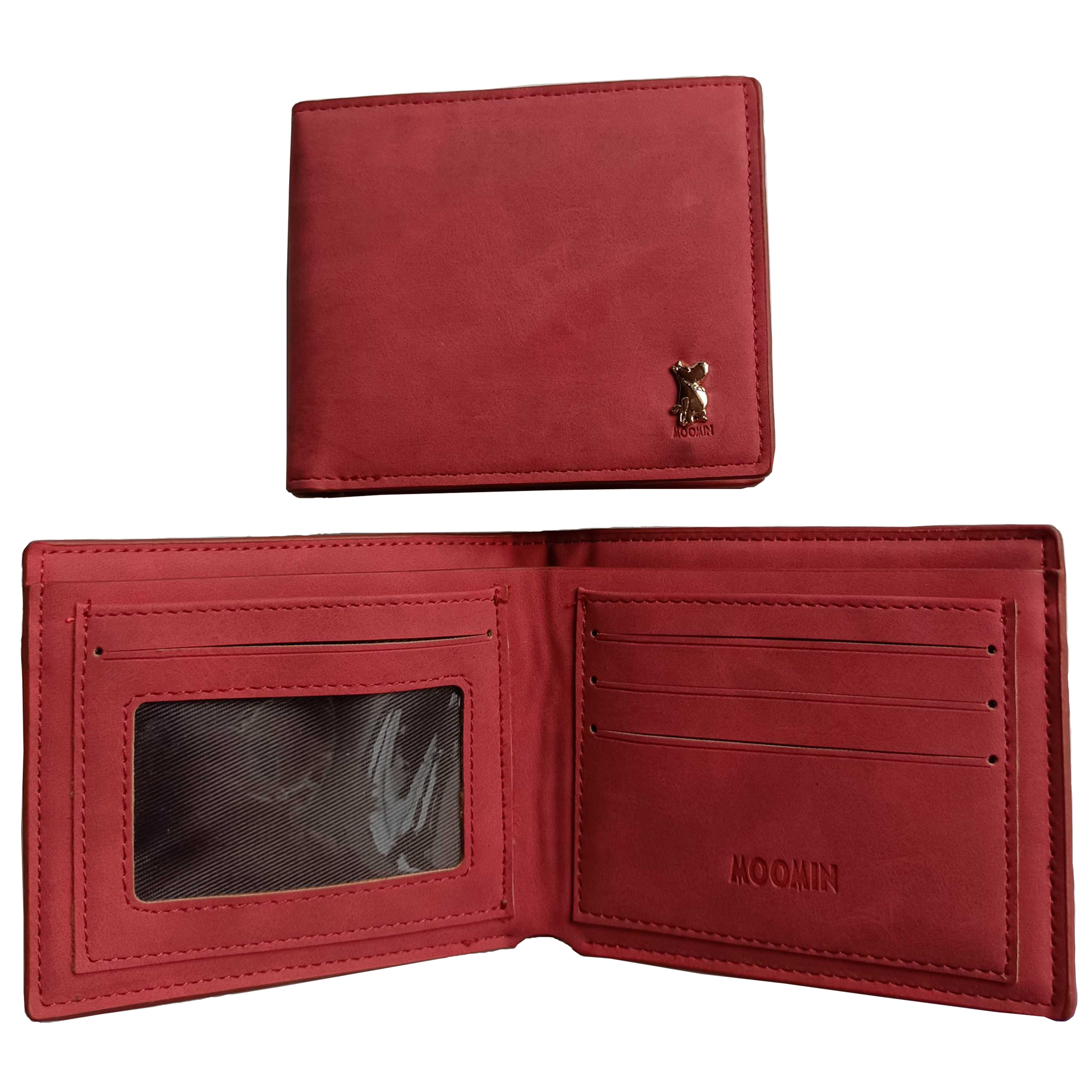 Moomintroll Wallet - Red PU Leather