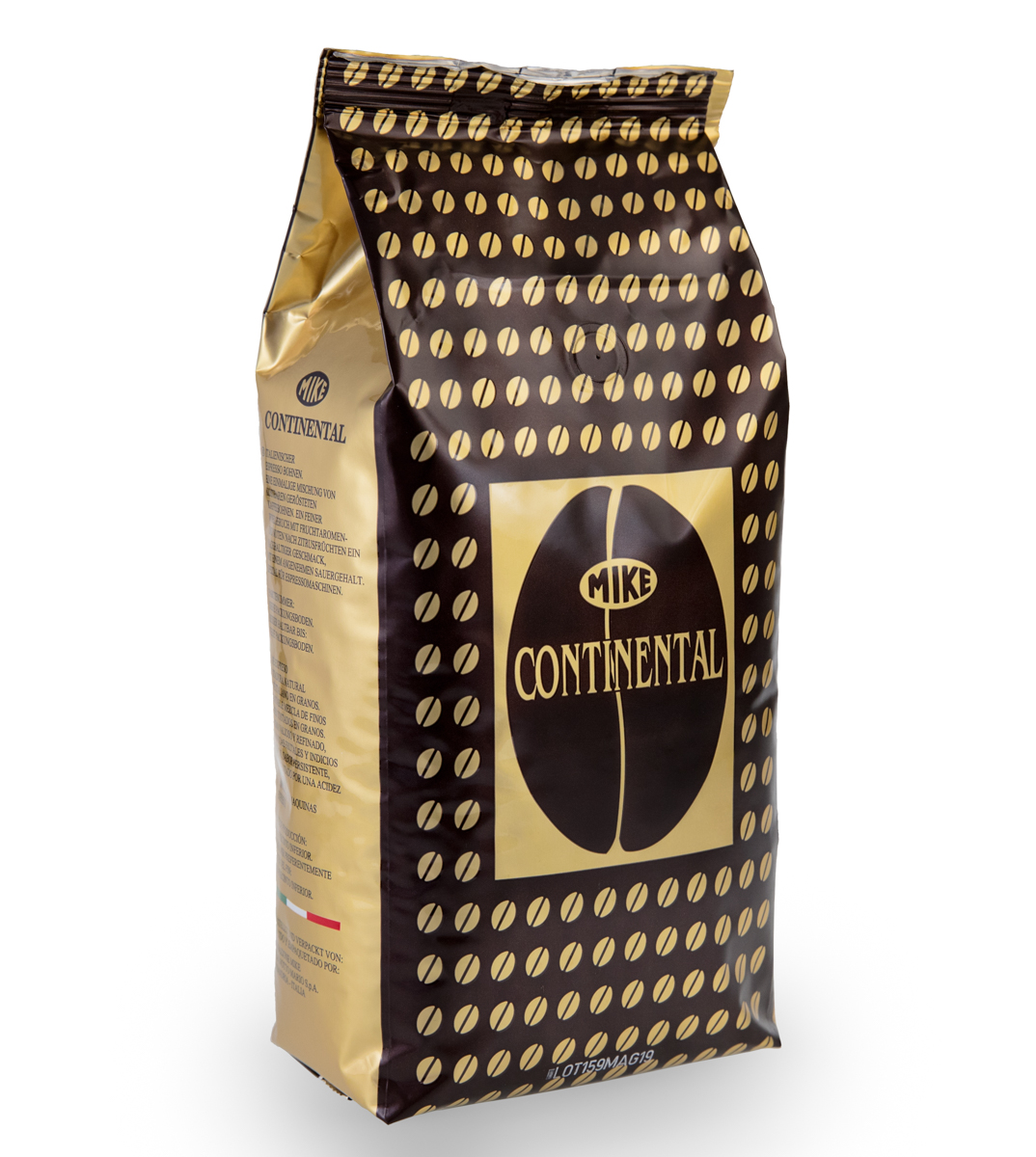 Caffè Mike - Continental - Mörkrostade hela espressobönor - 1000g