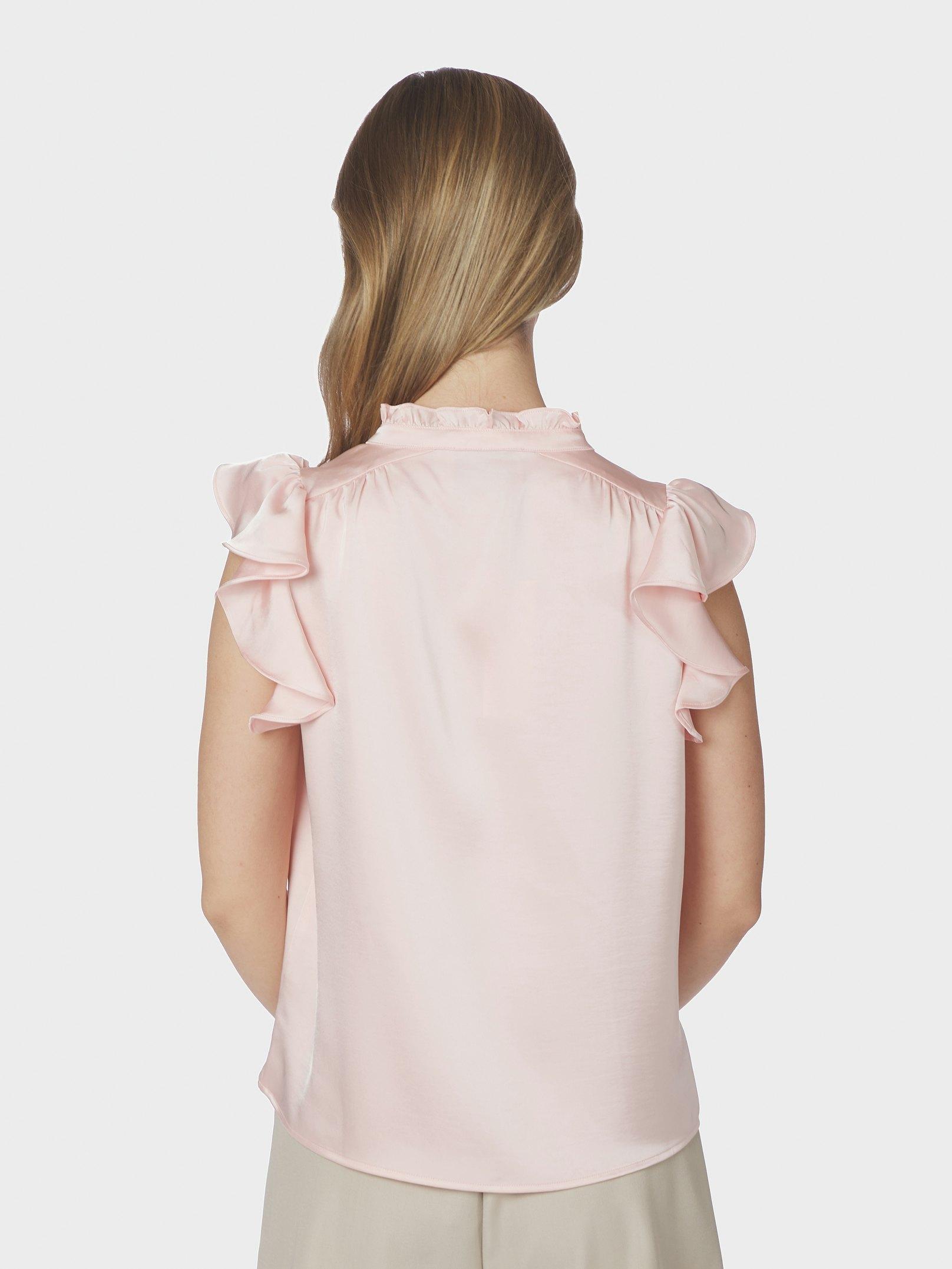Stella Heavy Sateen Blouse Light pink - 4