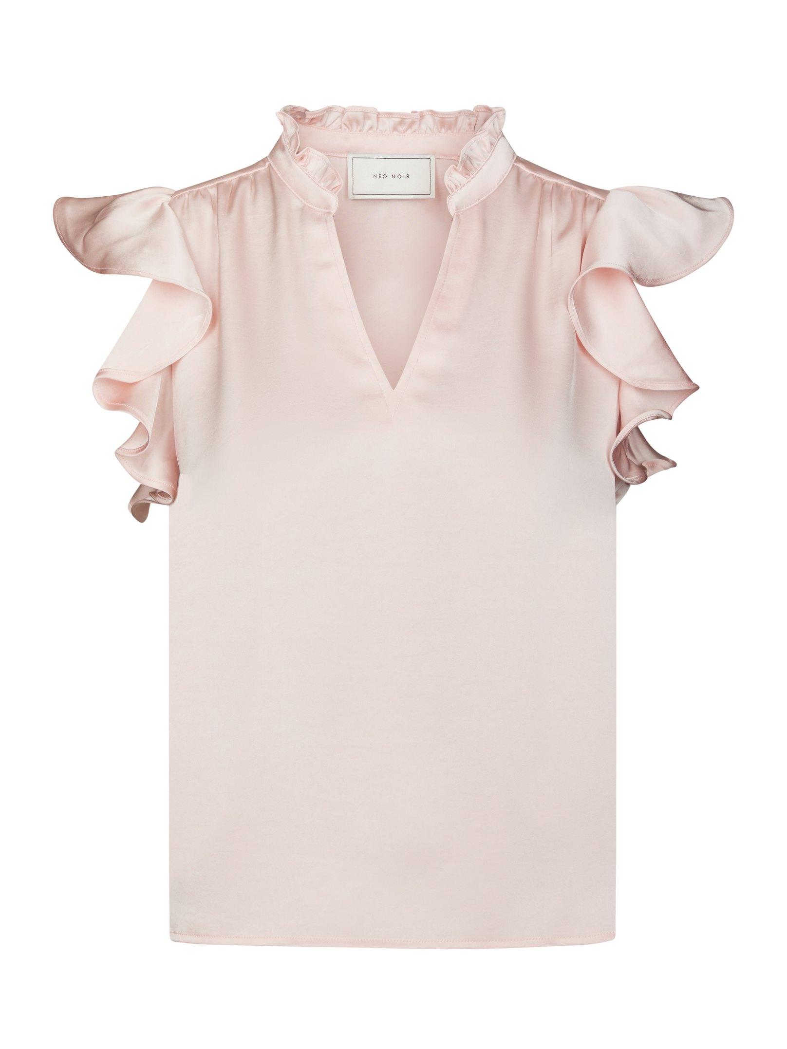 Stella Heavy Sateen Blouse Light pink