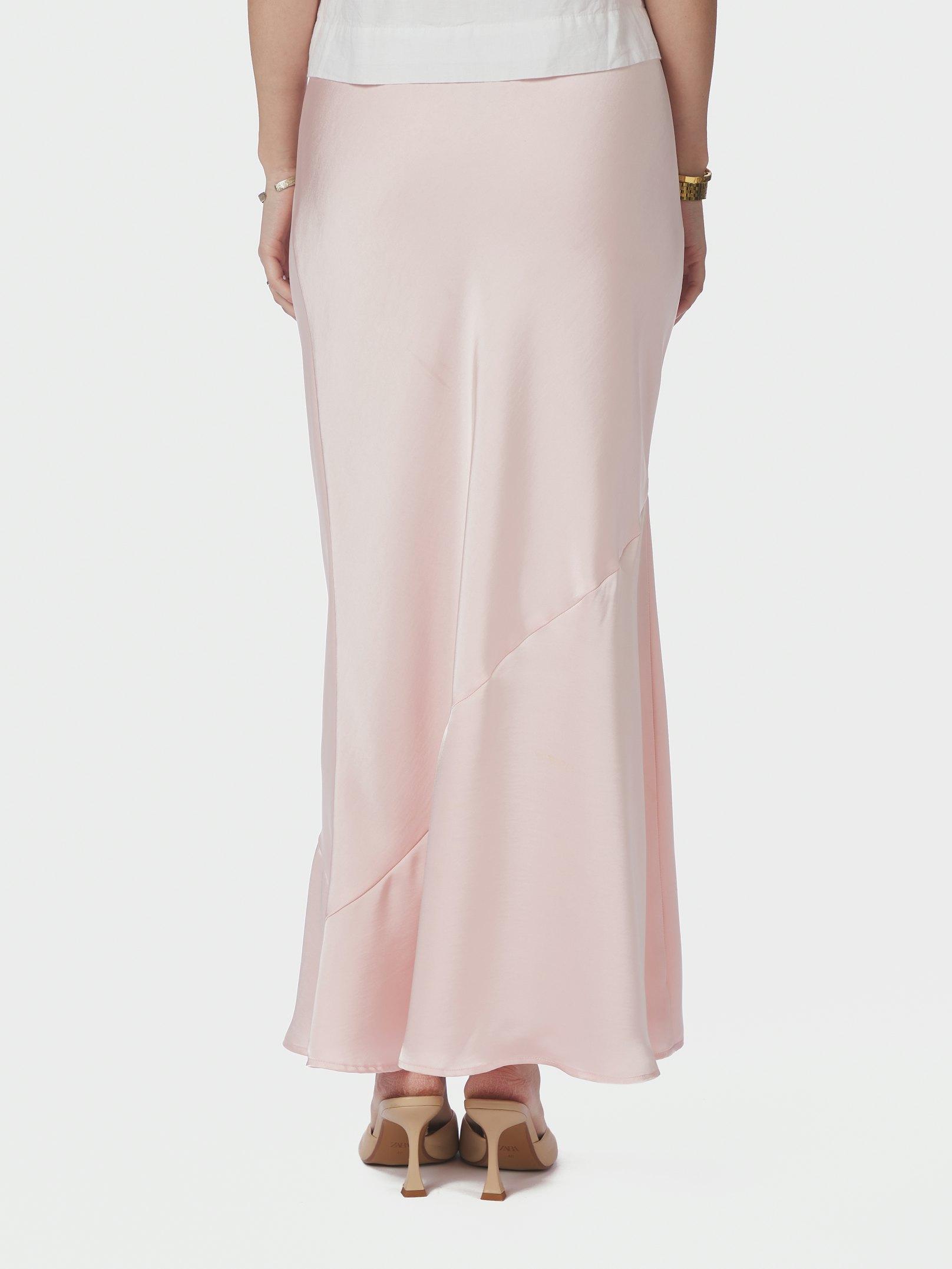 Ninad Heavy Sateen Skirt Light pink - 4