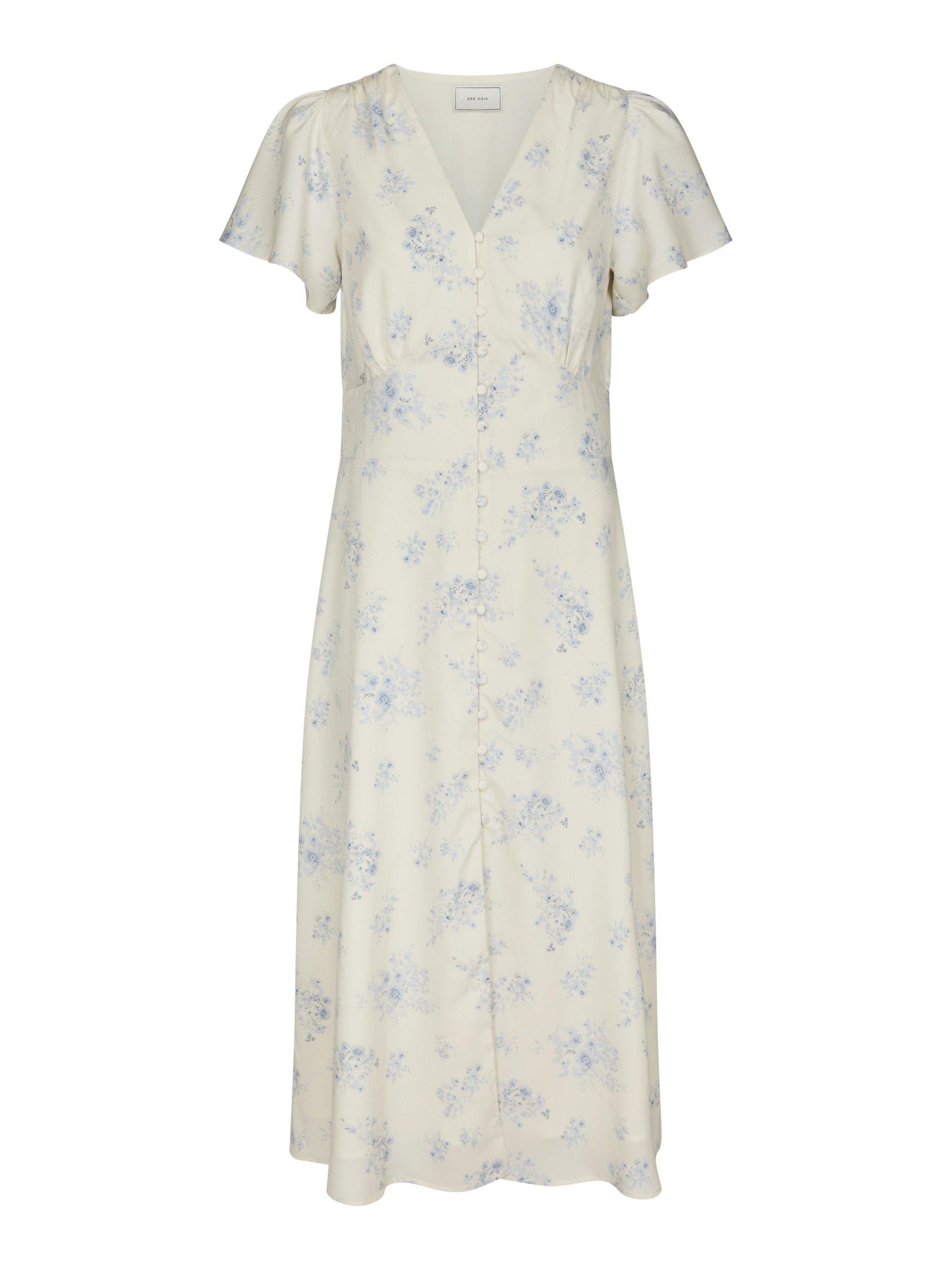 Eleni Delicate Flower Dress Creme