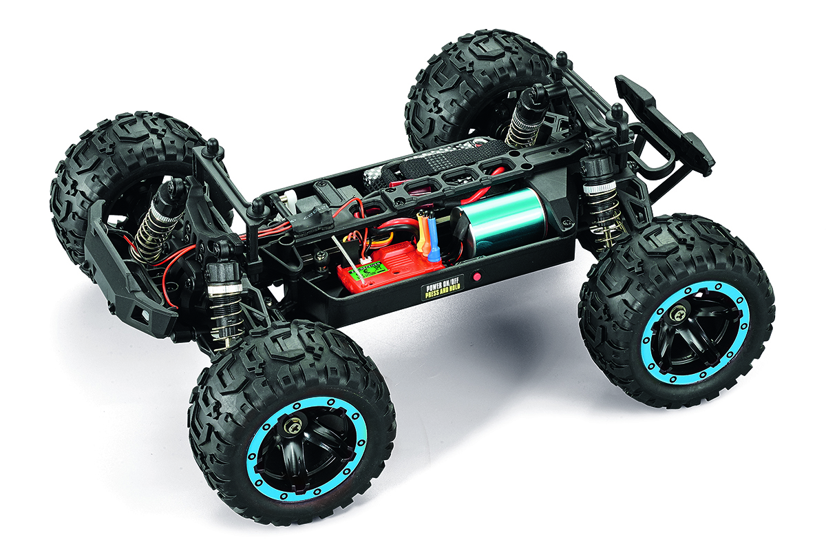 Blackzon 540209 Slyder MT Turbo 1/16 4WD 2S Brushless - Blue - 3