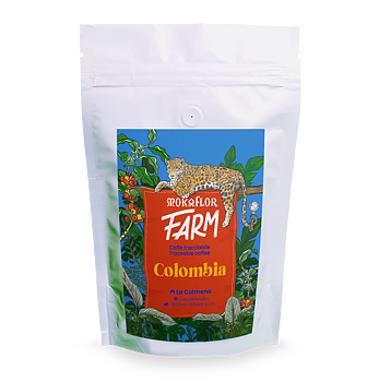 Mokaflor - FARM Colombia La Colmena - Mellanrostade hela kaffebönor - 250g