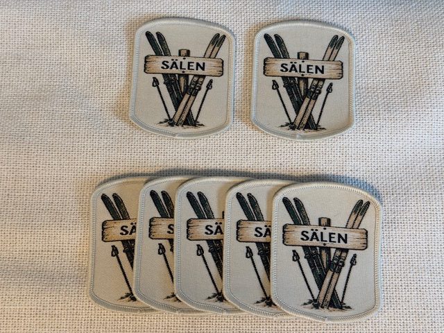 Fabric stamp - Sälen 70x55 mm