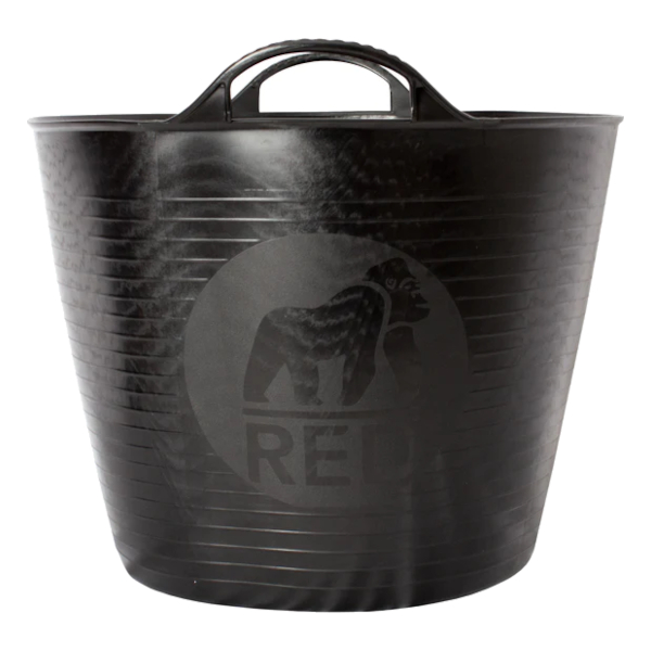 Plastic Bucket Red Gorilla 26 L Black