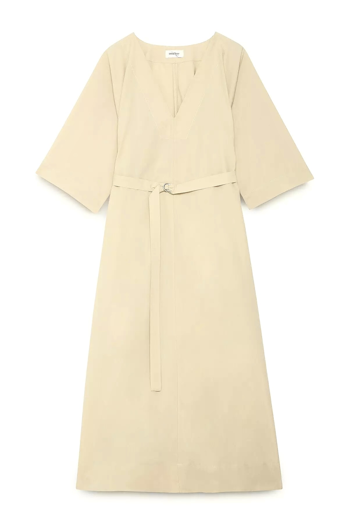 OttodÁme - V-Neck Poplin Dress Camomilla - 5