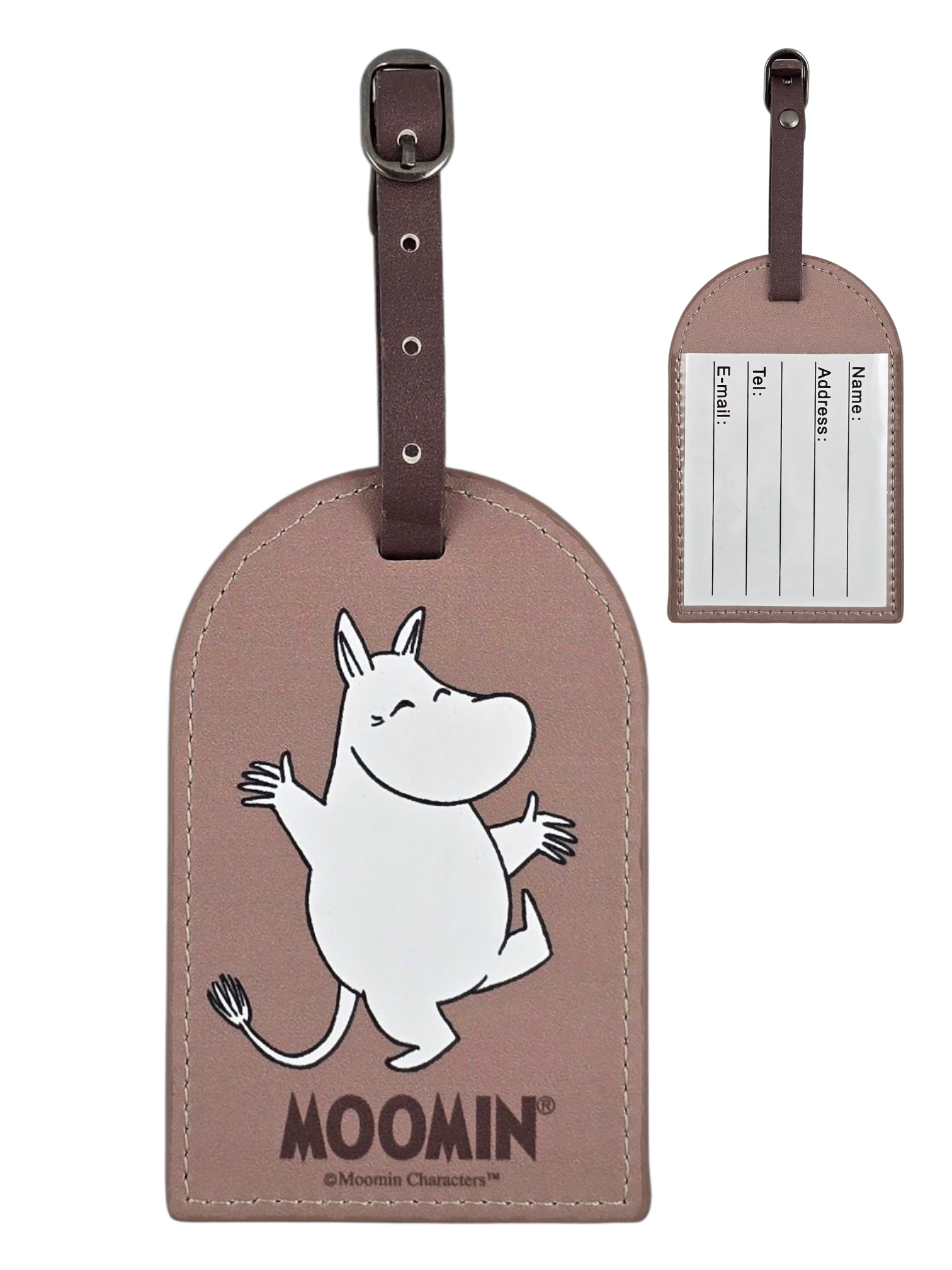 Mumin Bagagetag - Mumintrollet  Brun
