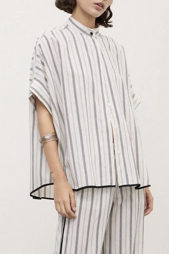 OttodÁme - Striped Viscose Shirt
