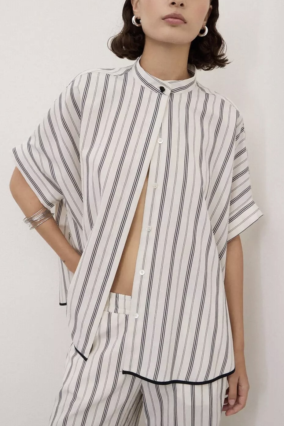 OttodÁme - Striped Viscose Shirt - 3