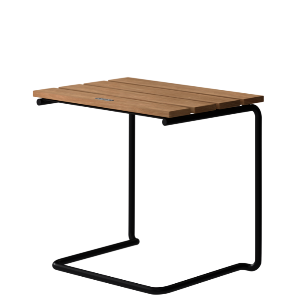 Solstol A3 obehandlad teak / svart - Grythyttan stålmöbler - 3