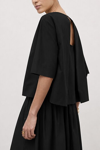 OttodÁme - Poplin Blouse Black