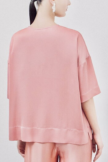 OttodÁme - Viscose Satin Blouse Quarzo