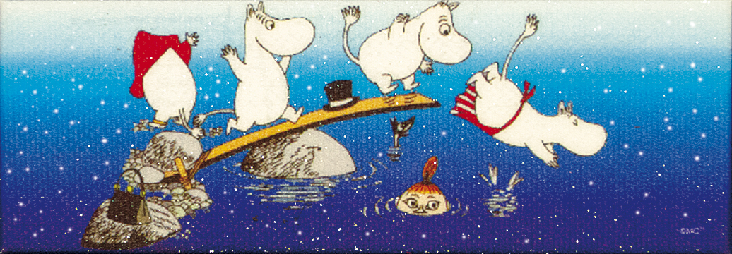 Moomin Glitter Magnet - Diver