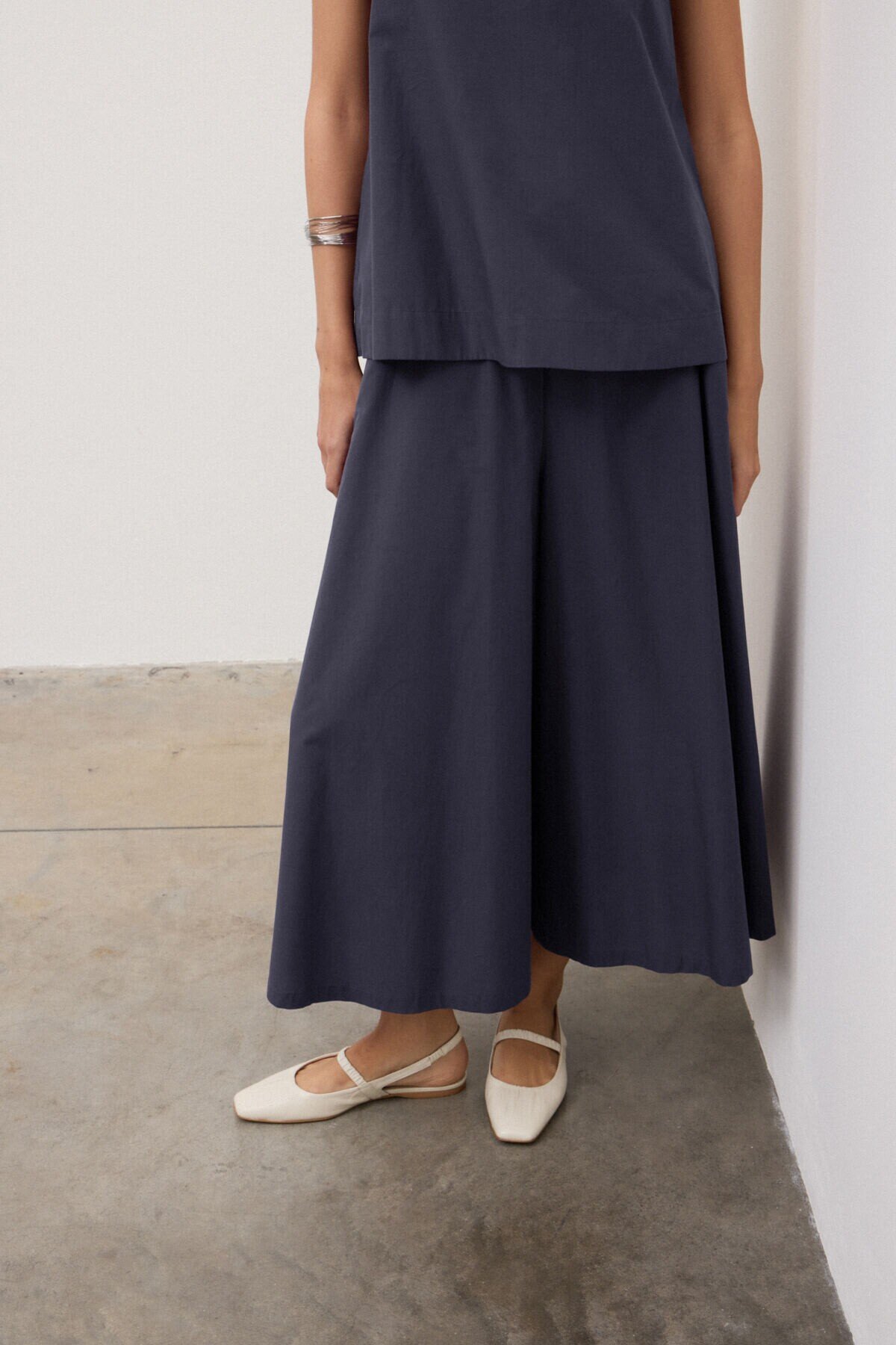 OttodÁme - Wide Culotte Trousers Night - 4
