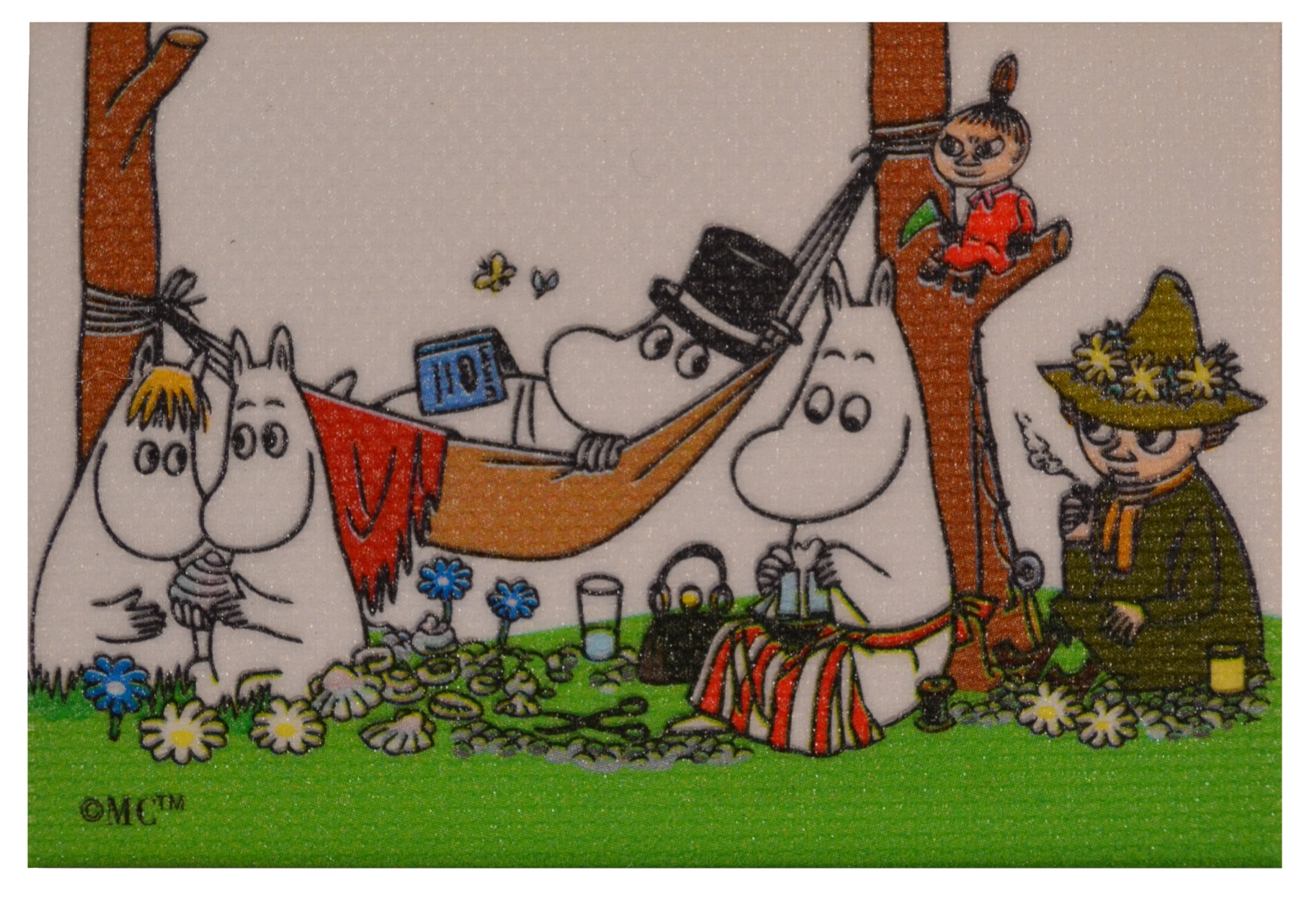 Moomin Glitter Magnet - Hammock