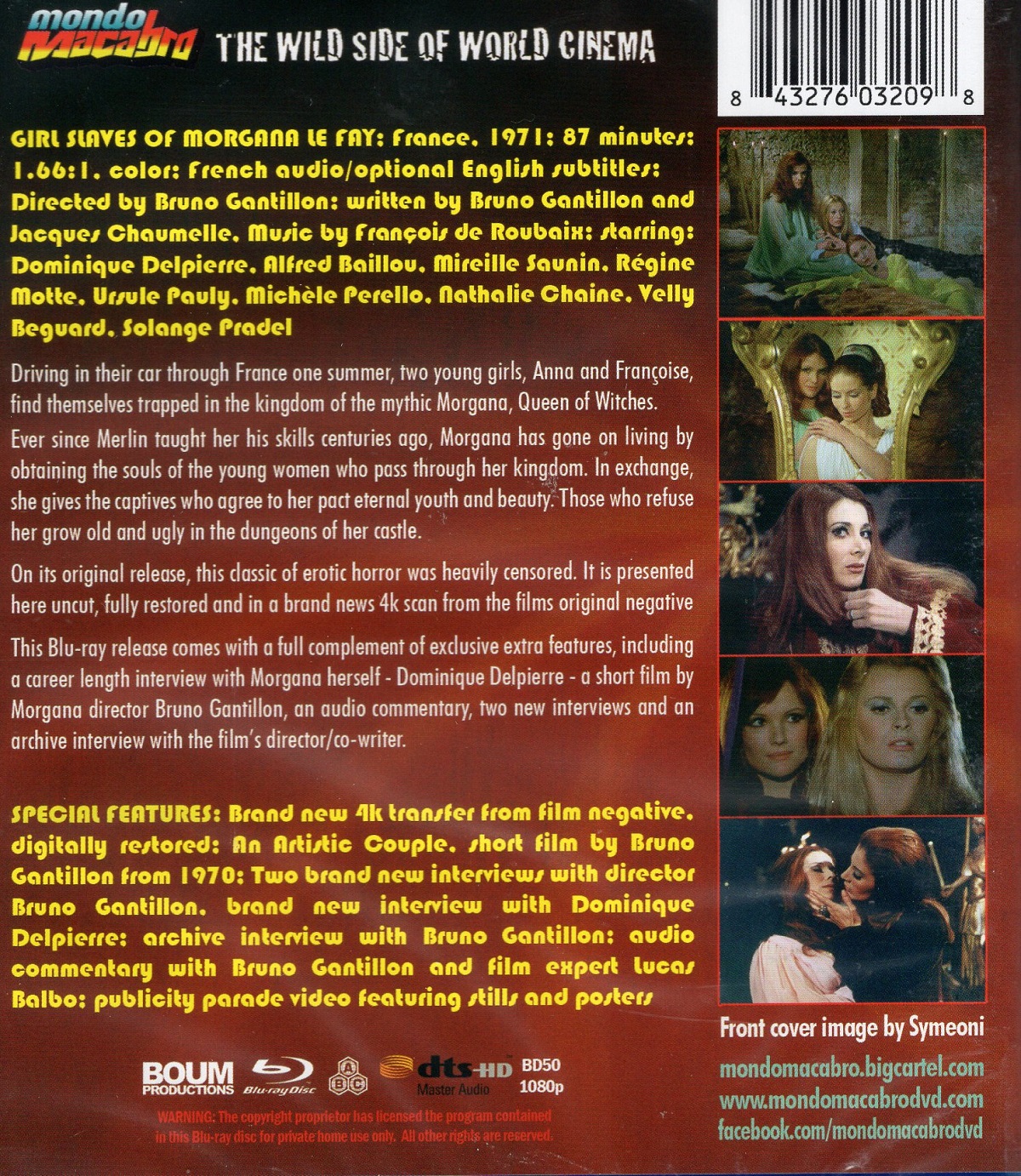 Girl Slaves of Morgana Le Fay (ej svensk text) (Blu-ray) - 2