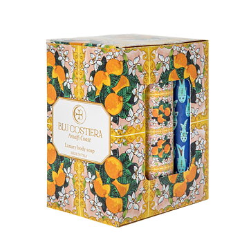 Blu Costiera Tvålset Positano Sunray 3 x Body Soap & Scrub