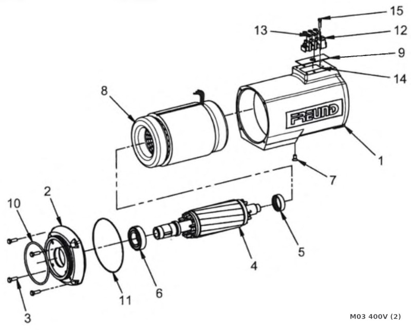 Lager Freund M03/SH60 + KT-360/460 (B) - 2