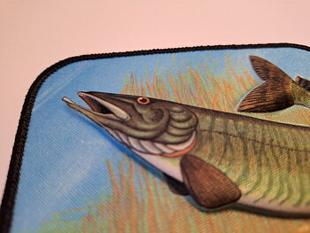 Amerikansk 3d-patch -Gädda (Muskie)