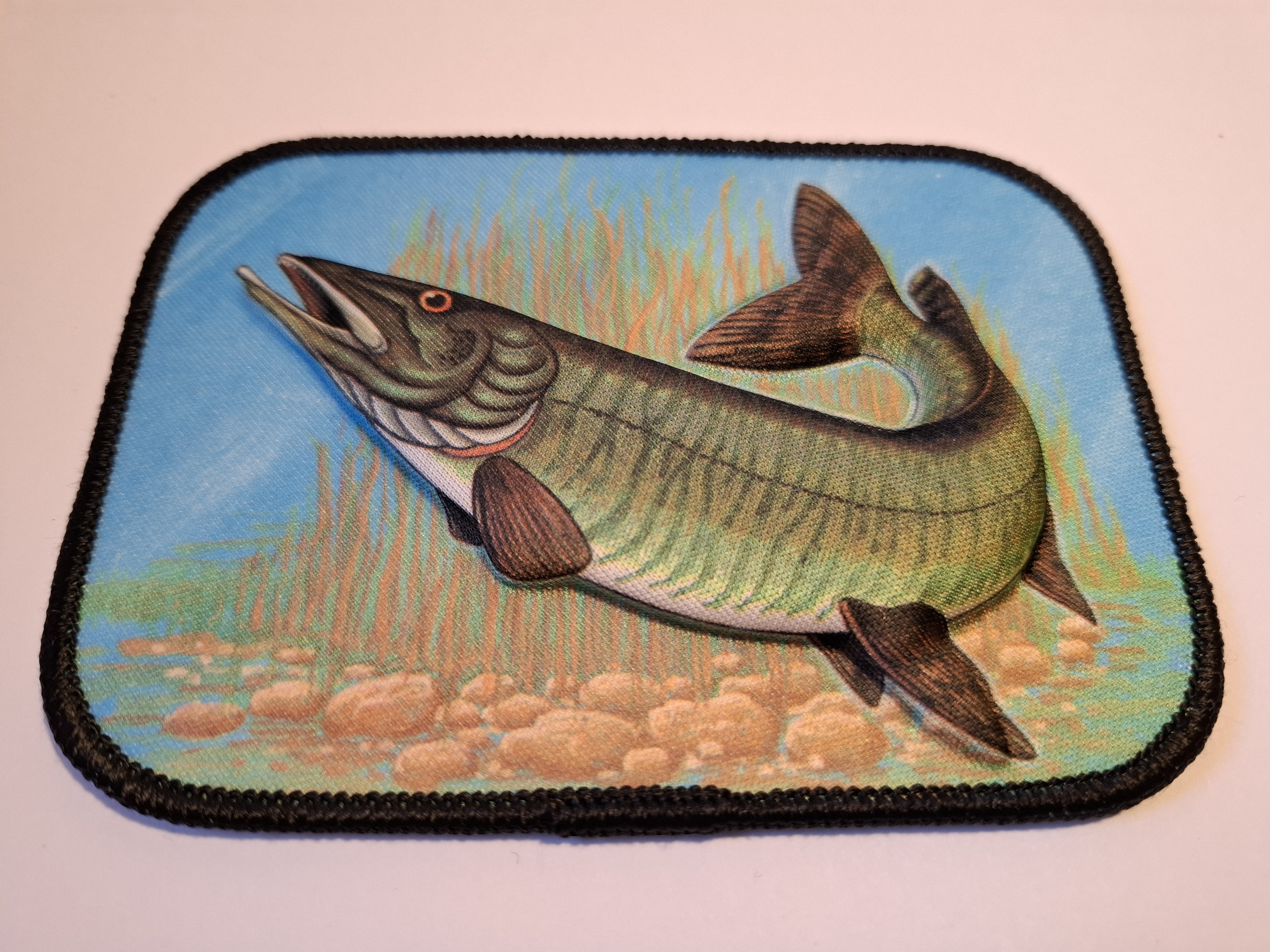 Amerikansk 3d-patch -Gädda (Muskie) - 2