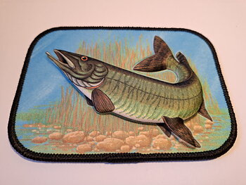 Amerikansk 3d-patch -Gädda (Muskie)