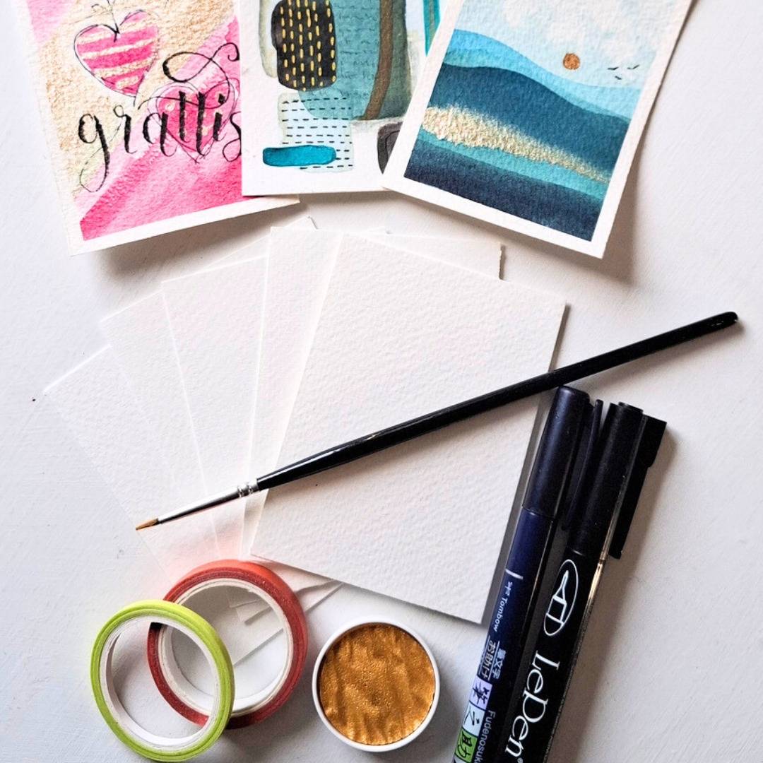 ACEO - Småkort startkit Bas - 2