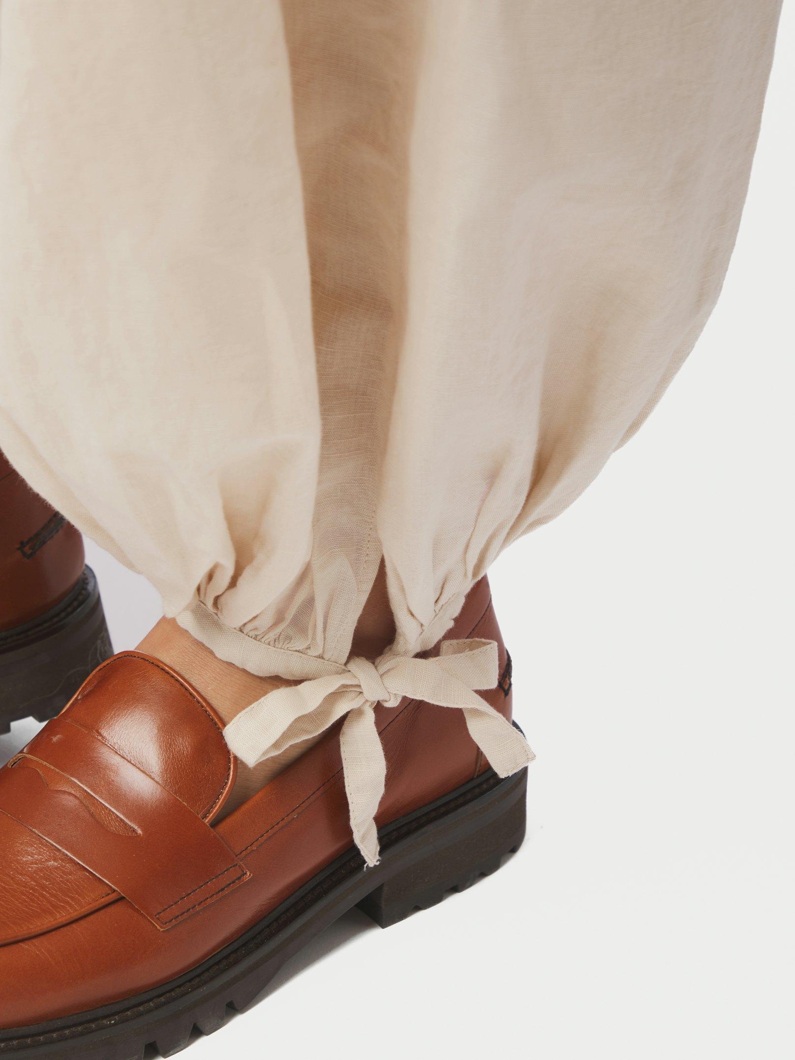 Roxane Balloon Linen Pants Sand - 6