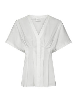 Adamma Poplin Blouse White