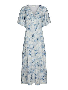 Illana Floral Fusion Dress Blue