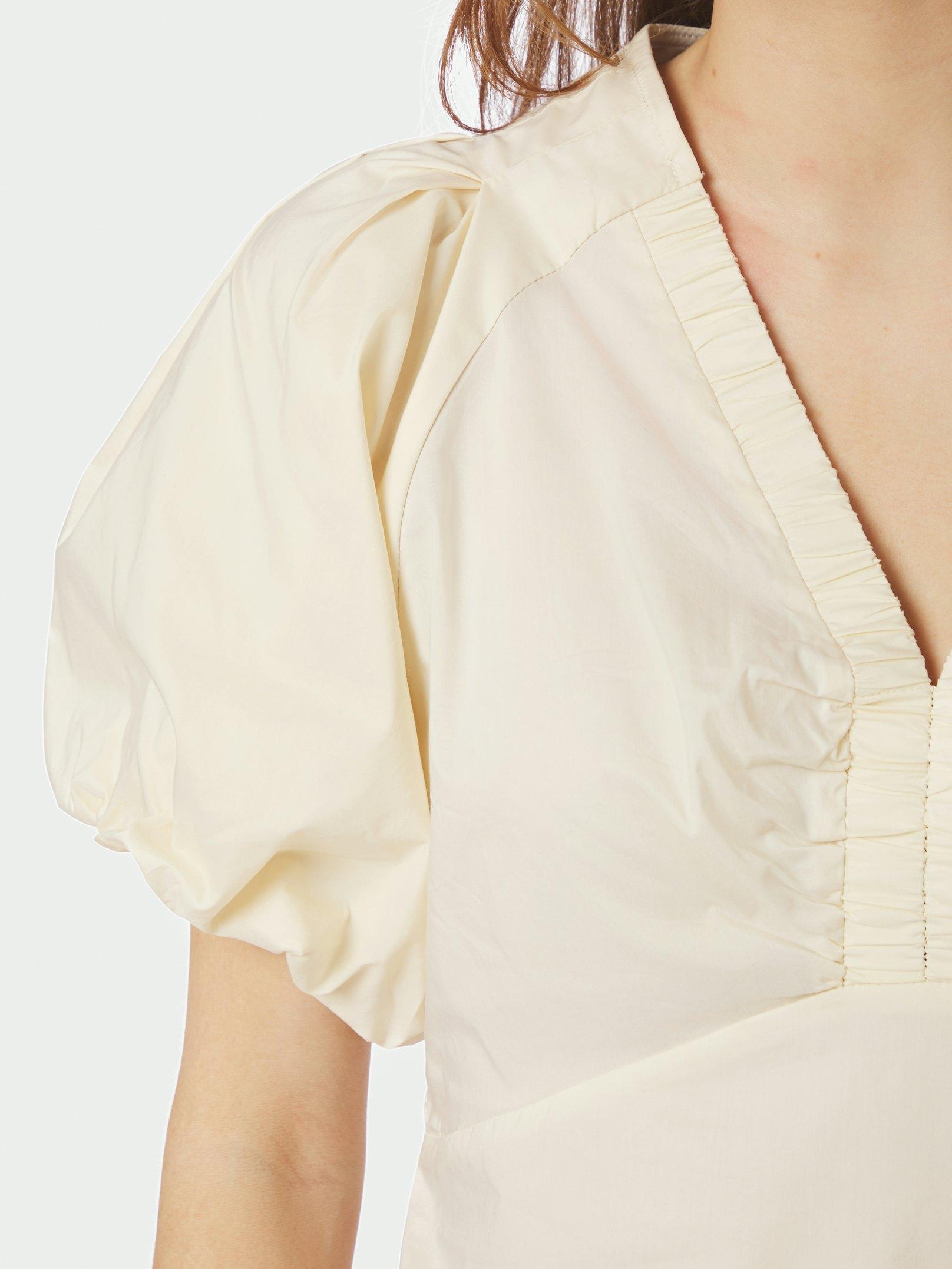 Irina Poplin Blouse Butter Yellow - 6