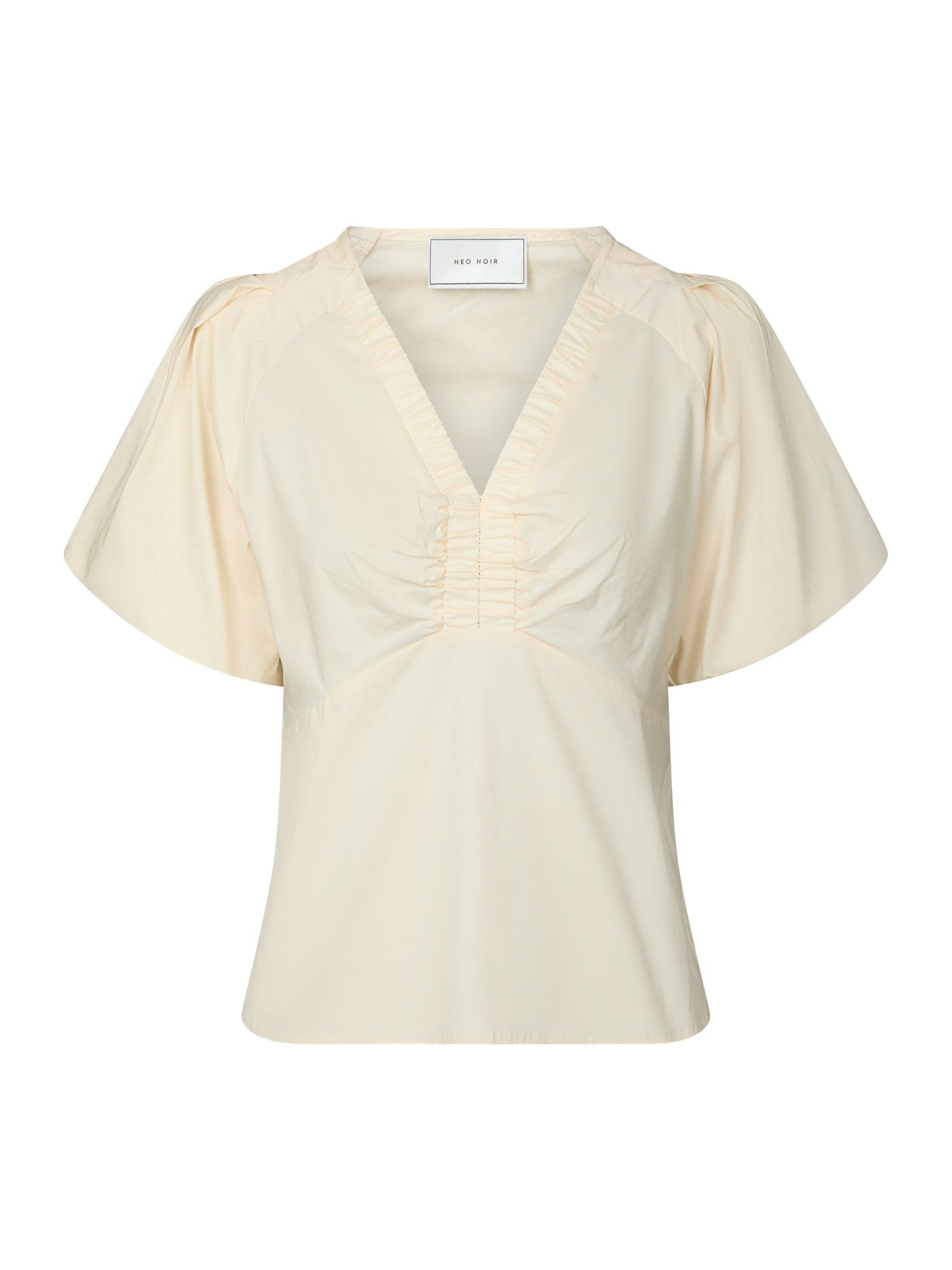 Irina Poplin Blouse Butter Yellow