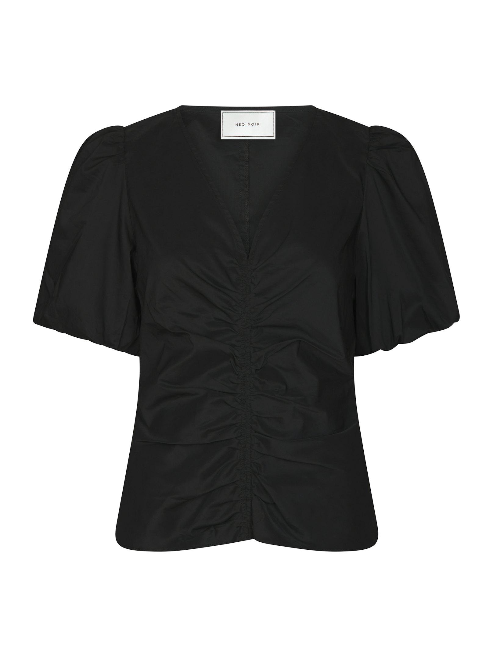 Zaria Poplin Blouse Black