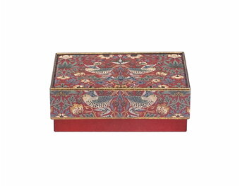 Litet Skrin - William Morris Strawberry Thief Red