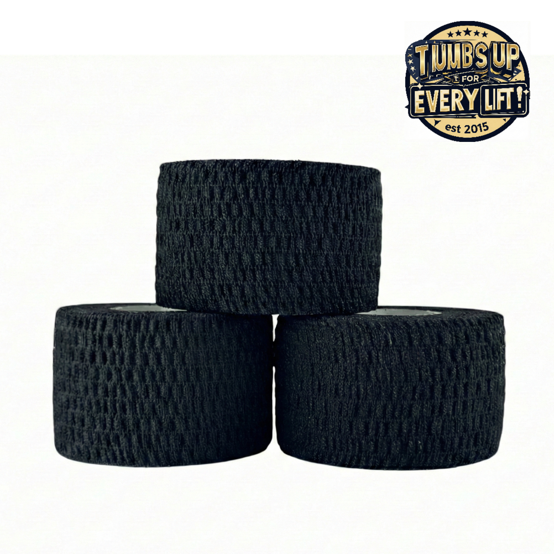 Thumbs Up Premium Hook Grip Tape - Black 3-pack